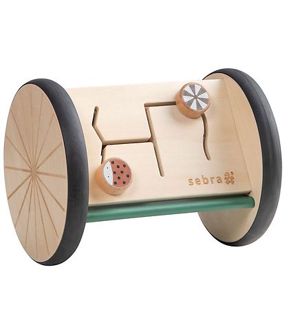 Sebra Activity roll-up mirror - Wood - Woodland