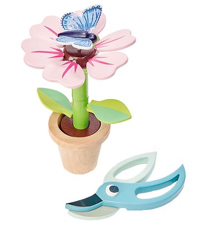 Tender Leaf Träleksaker - Blomma I Kruka