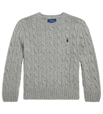 Polo Ralph Lauren Tröja - Ull - Classics ll - Gråmelerad