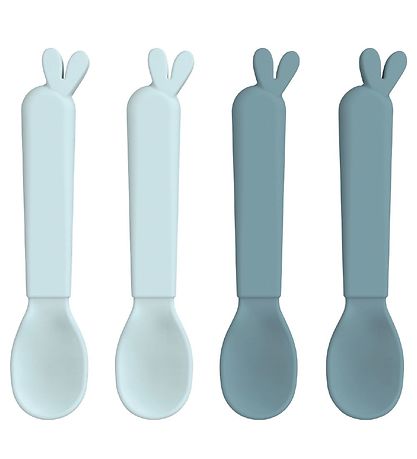 Done By Deer Besteck - 4er-Pack - Löffel - Lalee Blue
