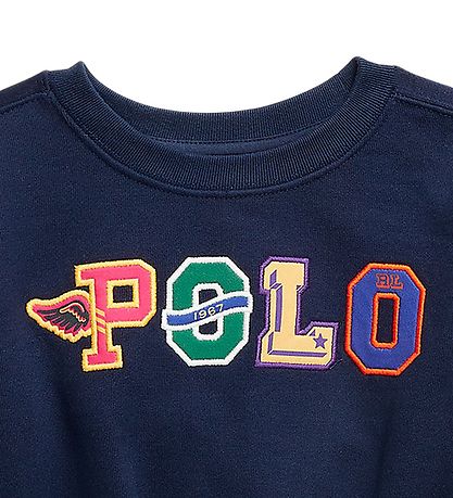 Polo Ralph Lauren Sweatshirt - Navy w. Text