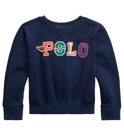 Polo Ralph Lauren Sweatshirt - Navy w. Text