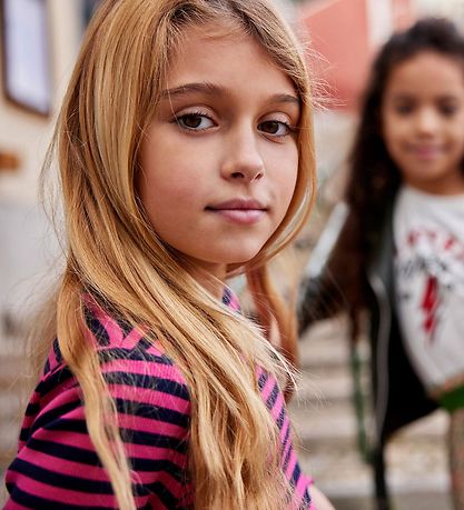 Kids Only Kleid - KogNulan - Seefahrt Blue/Fuchsia Rose