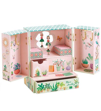 Djeco Trinket Box w. Music - Wood - Music Box