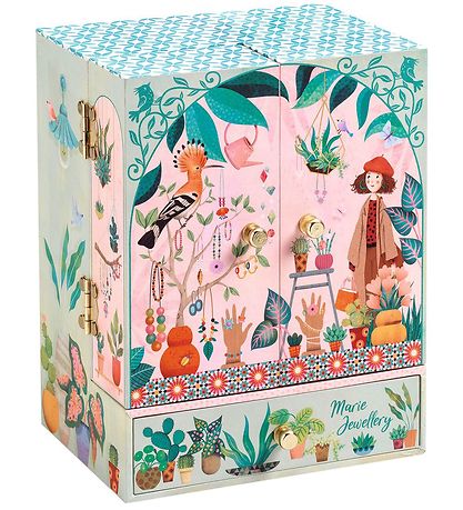 Djeco Trinket Box w. Music - Wood - Music Box