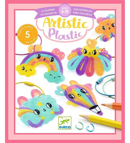 Djeco Creation Set - 5 pcs - Kawaii Keychain Ring