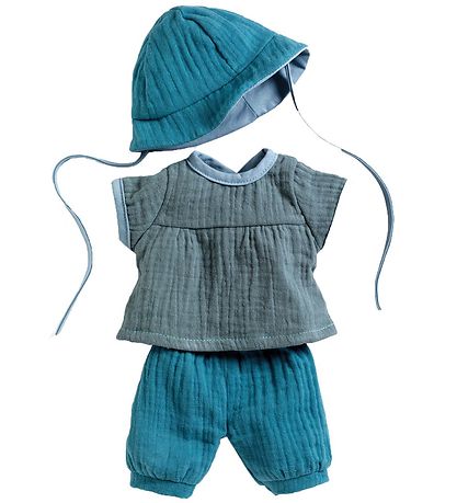 Djeco Doll Clothes - Summer - Blue