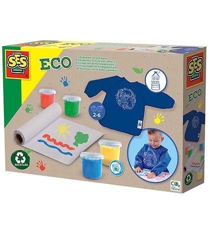SES Creative - ÖKO - Fingerfarbe - Schürze