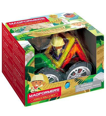 Magformers Segulsett - 9 Stk. - Jungle Rally