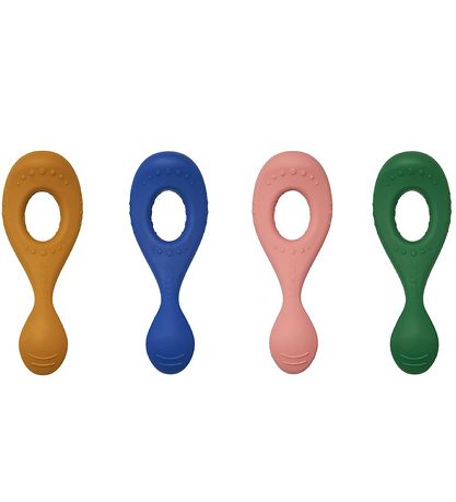 Liewood Spoons - Liva - 4-Pack - Silicone - Eden Multi Mix