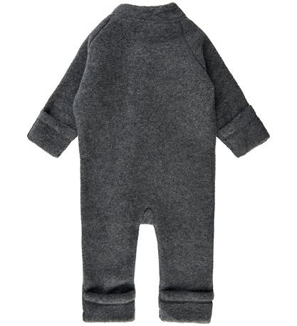 Mikk-Line Pramsuit - Wool - Charcoal Melange