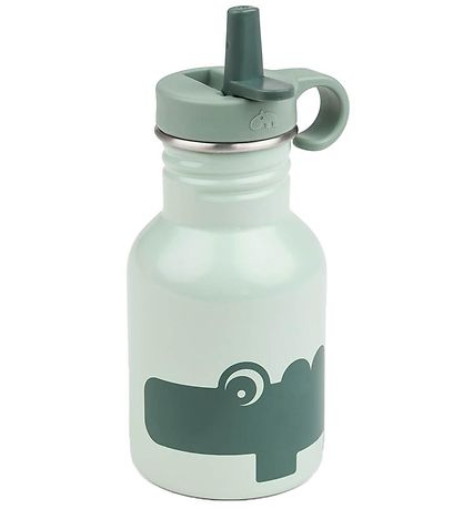 Done by Deer Vatnsflaska - 350 ml - Croco Green