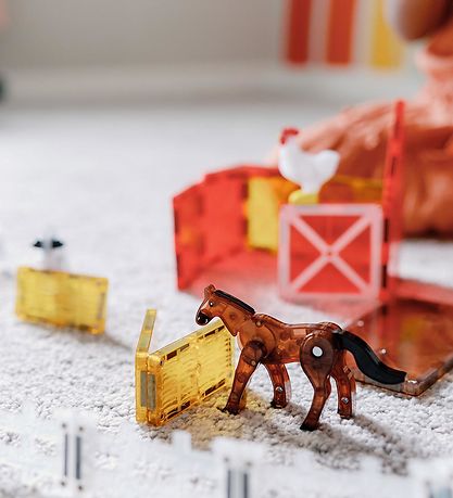 Magna-Tiles Segulsett - 25 Partar - Farm Animals