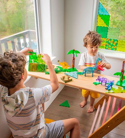 Ensemble d'aimants Magna-Tiles - 50 Parties - Dino World XL