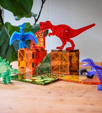 Magna-Tiles Magnet Set - 40 Parts - Dino World