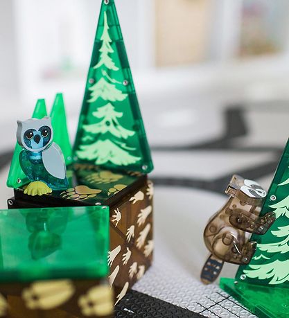 Magna-Tiles Segulsett - 25 Partar - Forest Animals