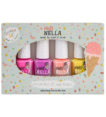 Miss Nella Nagellack - 4-pack - Summer Ställ in