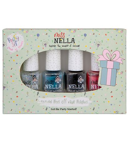 Miss Nella Nail Polish - 4-Pack - Party Set