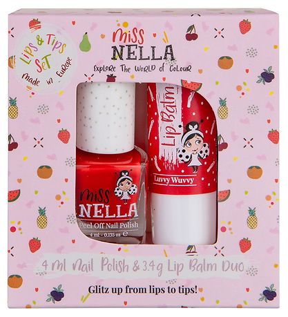 Miss Nella Läppbalsam och Nagellack - Duo Nr. 1