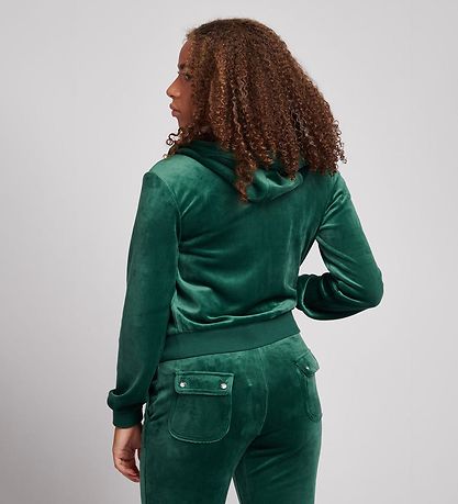 Juicy Couture Cardigan Velvet Trekking Green KW IE
