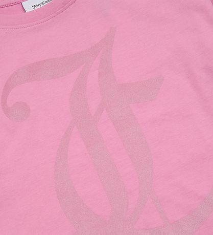 Juicy Couture T-shirt - Cropped - Fuchsia Pink
