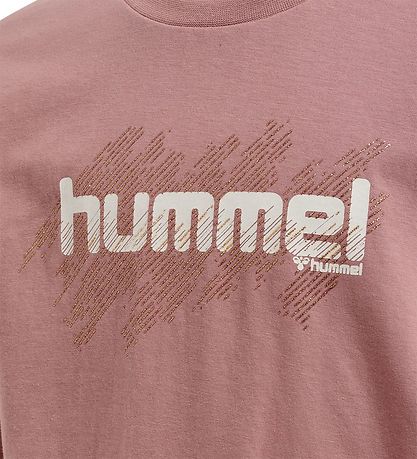 Hummel Blouse - hmlAsta - Hout Rose m. Wit