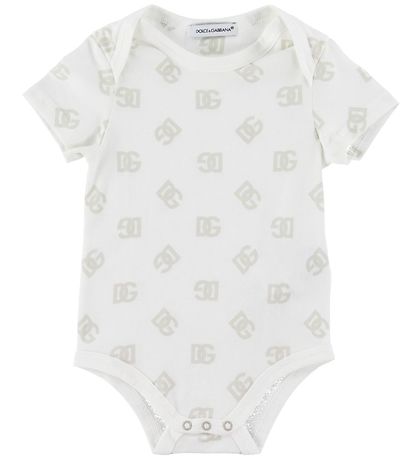 Dolce & Gabbana Geschenkbox - Babylätzchen/Body k/ä - Logo Beige