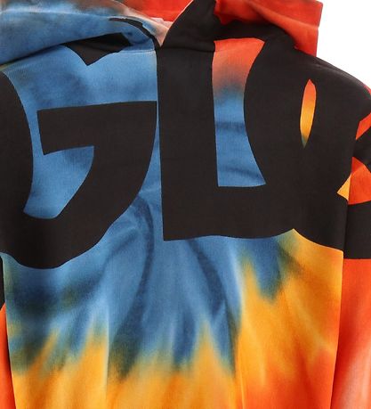 Dolce & Gabbana Kapuzenpullover - Eden - Blau/Orange m. Logo