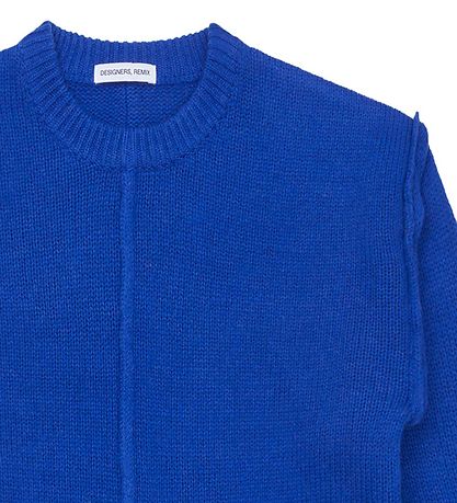 Designers Remix Blouse - Wool - Knitted - Carmen - Blue