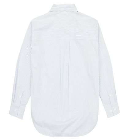 Designers Remix Skyrta - Oversized - Aiden - White/Blue Rönd
