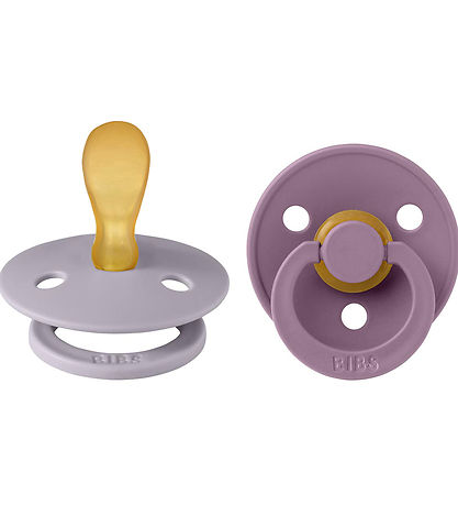 BIBS Colour Schnuller - 2er-Pack - Gr. 1 - Symmetrisch - Fossil 