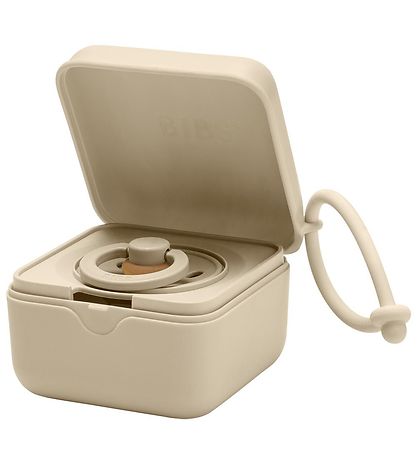 BIBS Pacifier box - 7x5 cm - Vanilla