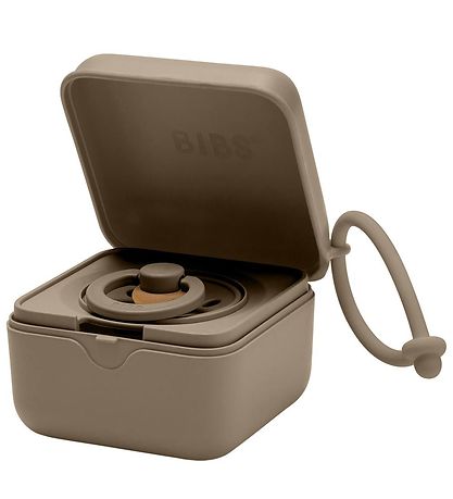 BIBS Pacifier box - Dark Oak