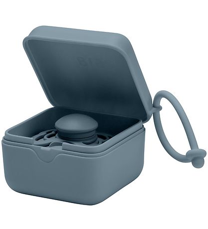 BIBS Pacifier box - 7x5 cm - Petrol
