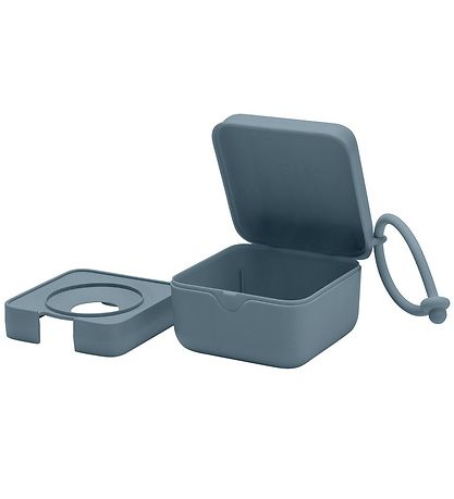 BIBS Pacifier box - 7x5 cm - Petrol