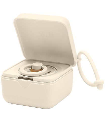 BIBS Pacifier box - 7x5 cm - Ivory