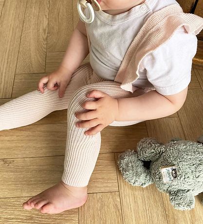 Condor Leggings M. axlaböndum - Rib - Terracotta