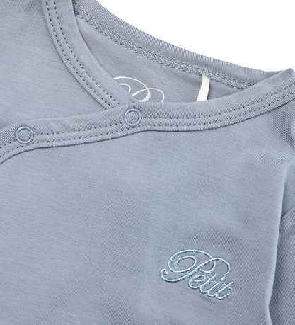 Petit by Sofie Schnoor Wrap samfella L/æ - Ljósblátt