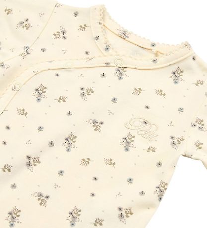 Petit by Sofie Schnoor Wrap Bodysuit L/æ - Antique White w. Flow