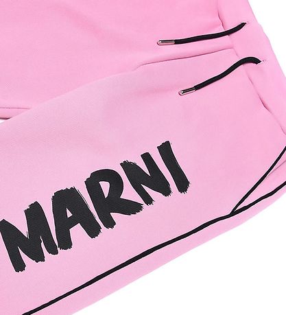 Marni Joggingbuxur - Bleikt M. Svart