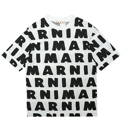 Marni T-shirt - White w. Black