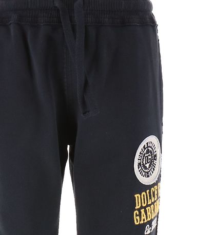 Dolce & Gabbana Joggingbuxur - Aftur í skólann Líkamsrækt - Dökk