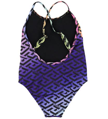 Versace Sundföt - Fuchsia M. Svart