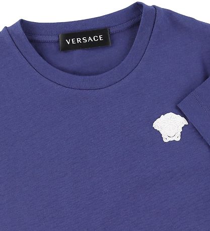 Versace T-shirt - Navy w. White