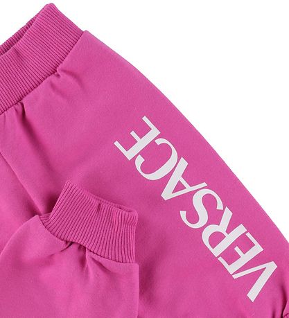 Versace Pantalon de Jogging - Fuchsia/Blanc