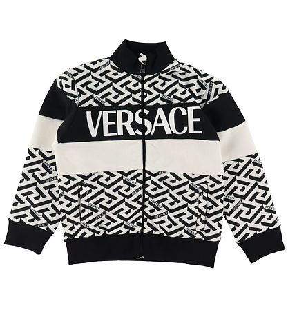 Versace Cardigan - Weiß m. Schwarz
