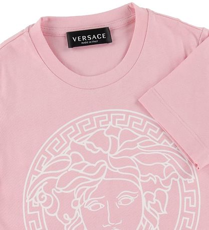 Versace T-shirt - English Rose/White w. Logo