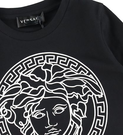 Versace T-shirt - Black/White w. Logo