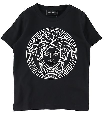 Versace T-shirt - Black/White w. Logo