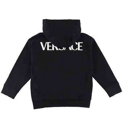 Versace Hoodie - Black/White w. Logo